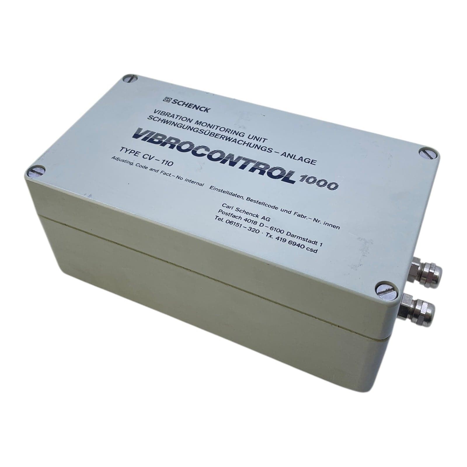 Schenck VC1000 Vibrocontrol 1000 Vibration controller Schenck VC1000 Vibrocontro