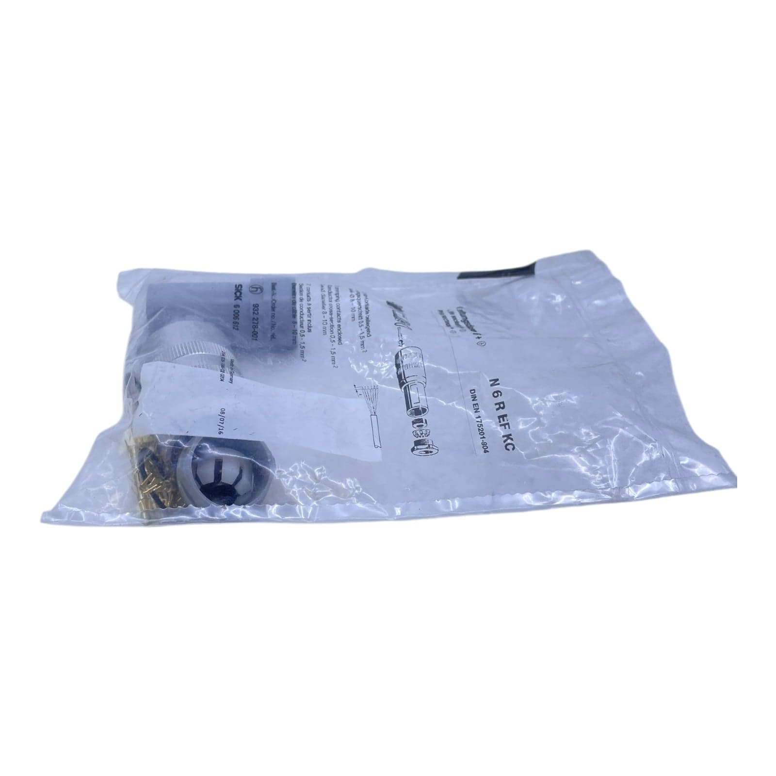 Sick cable socket N 6 R EF KC cable socket suitable for industry view 3