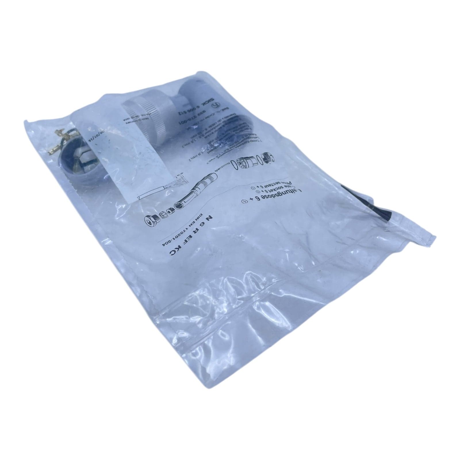 Sick cable socket N 6 R EF KC cable socket suitable for industry view 4