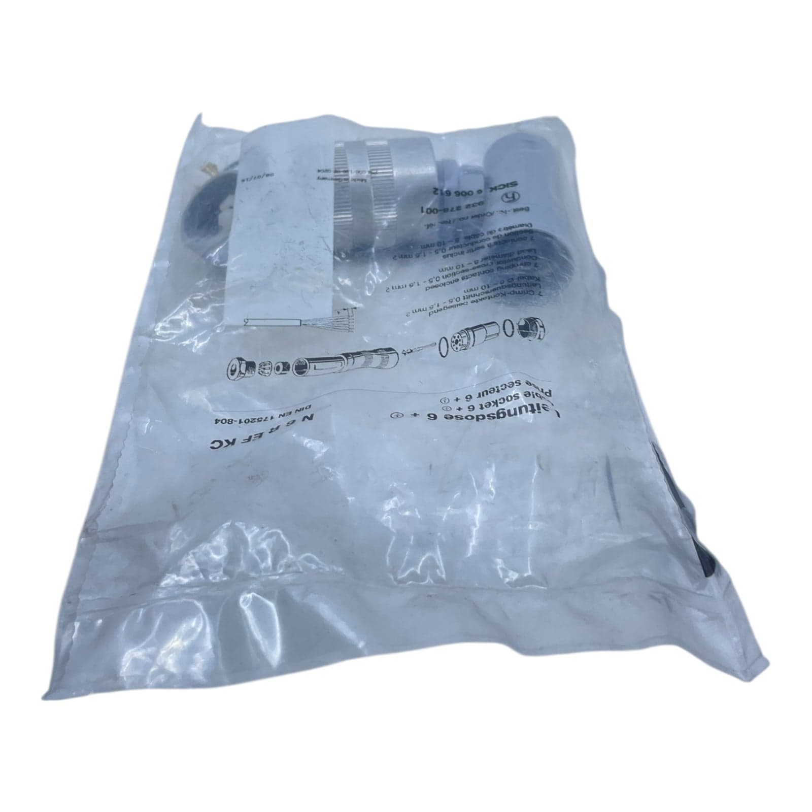 Sick cable socket N 6 R EF KC cable socket suitable for industry view 5