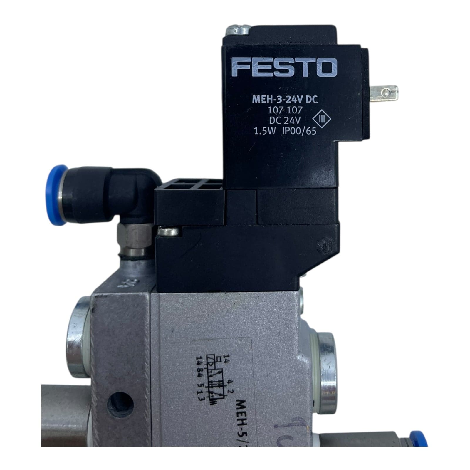 Festo solenoid valve MEH-5/2-1/8-S-B 173130 solenoid valve for industry view 3