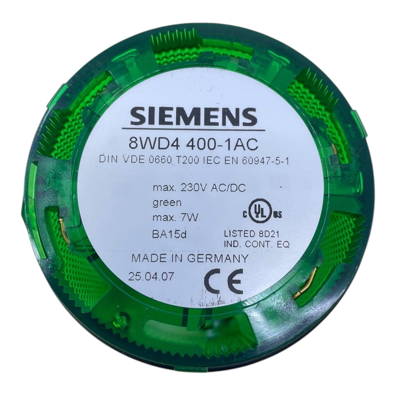 Siemens Signal Tower Red Green Orange 8WD4400-1AB 8WD4400-1AC 8WD4400-1AD view 3