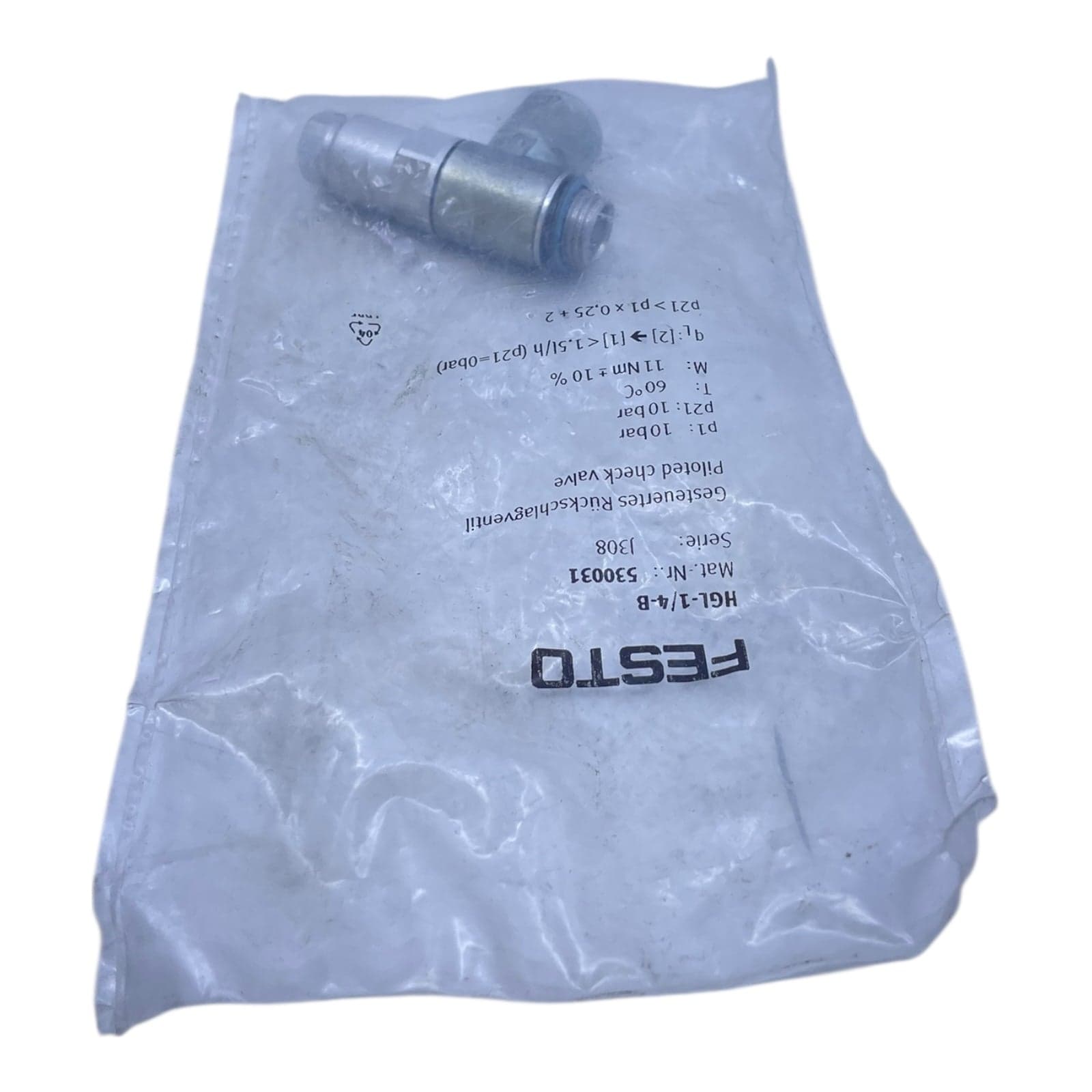 Festo controlled check valve HGL-1/4-B 530031 suitable for industry view 5