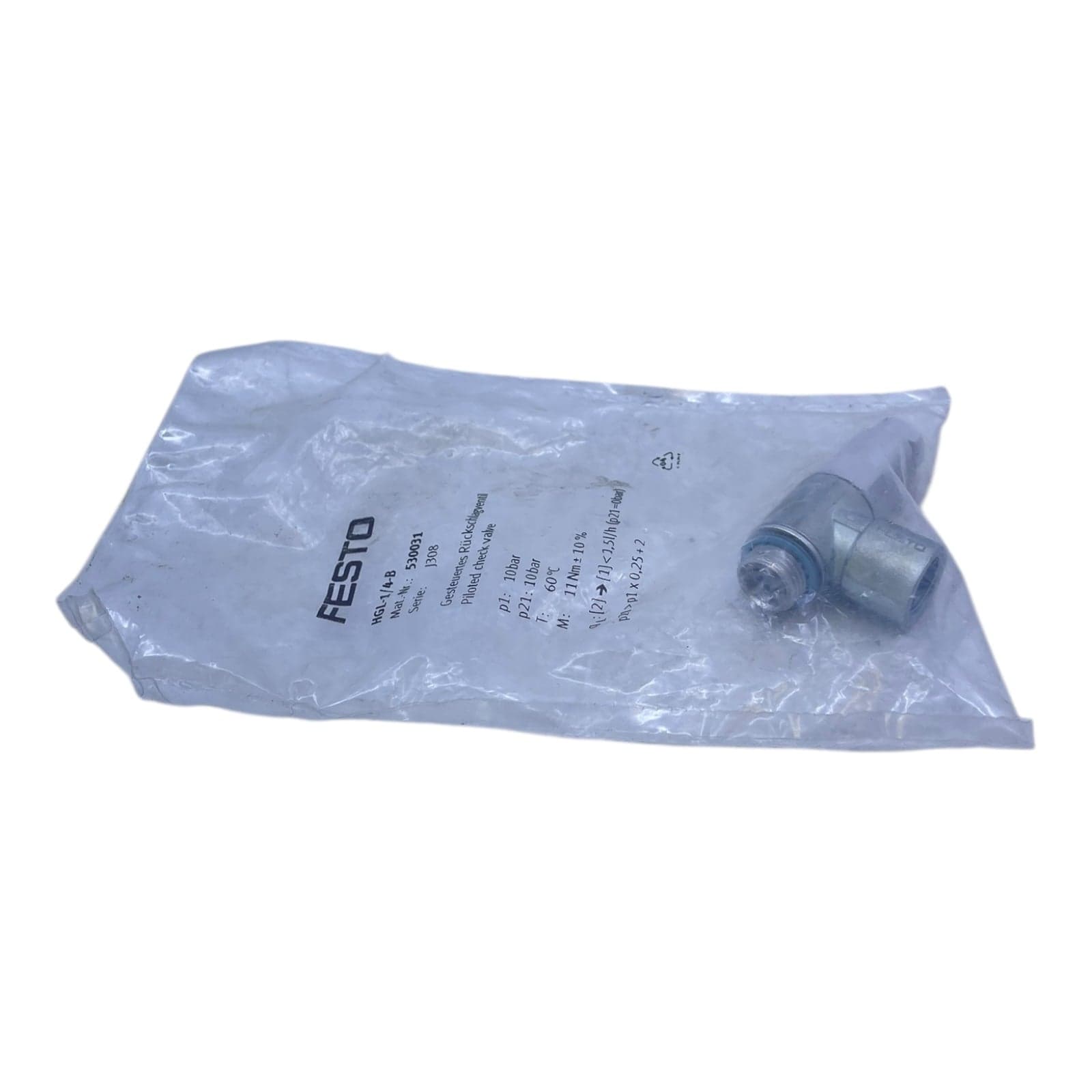 Festo controlled check valve HGL-1/4-B 530031 suitable for industry view 7