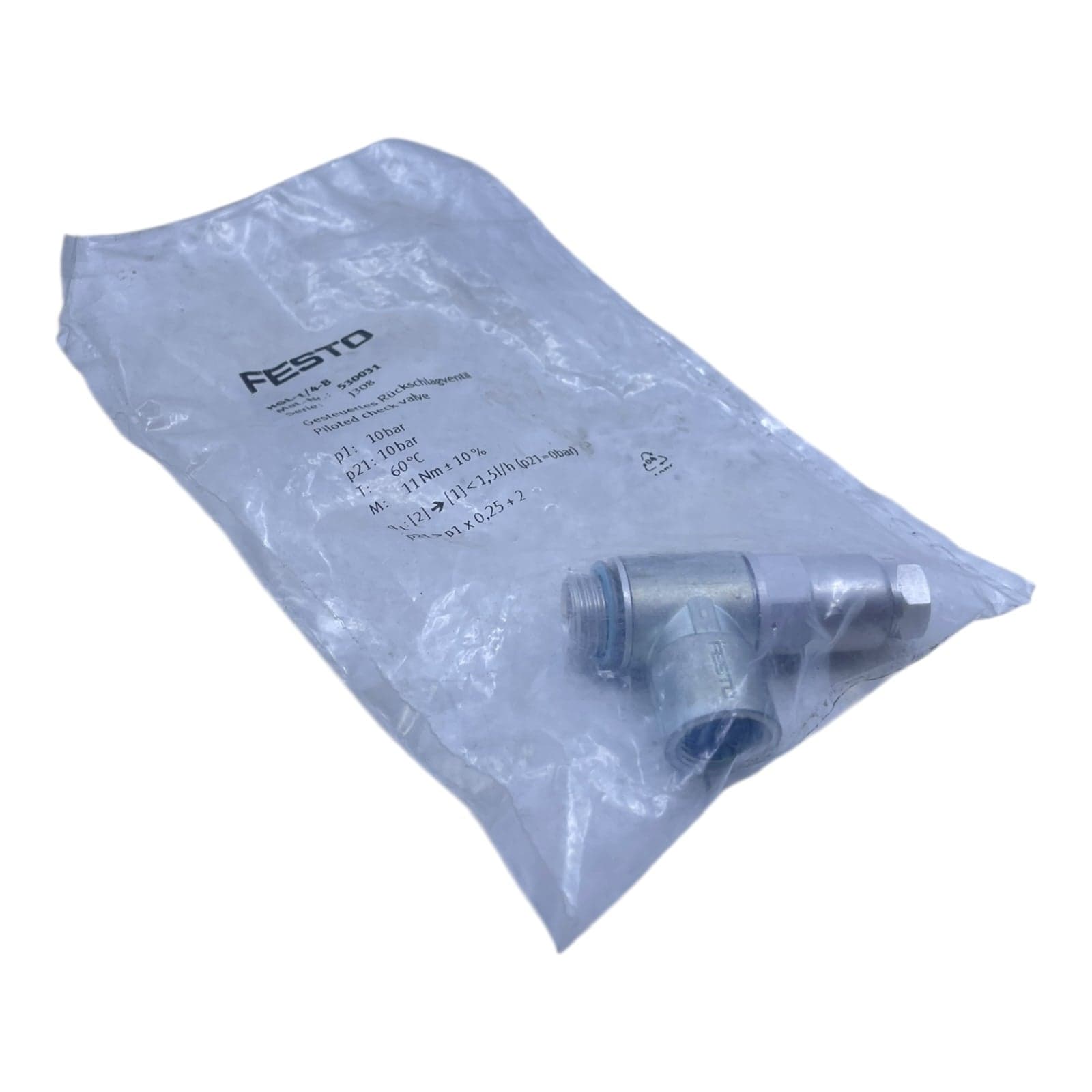 Festo controlled check valve HGL-1/4-B 530031 suitable for industry view 8