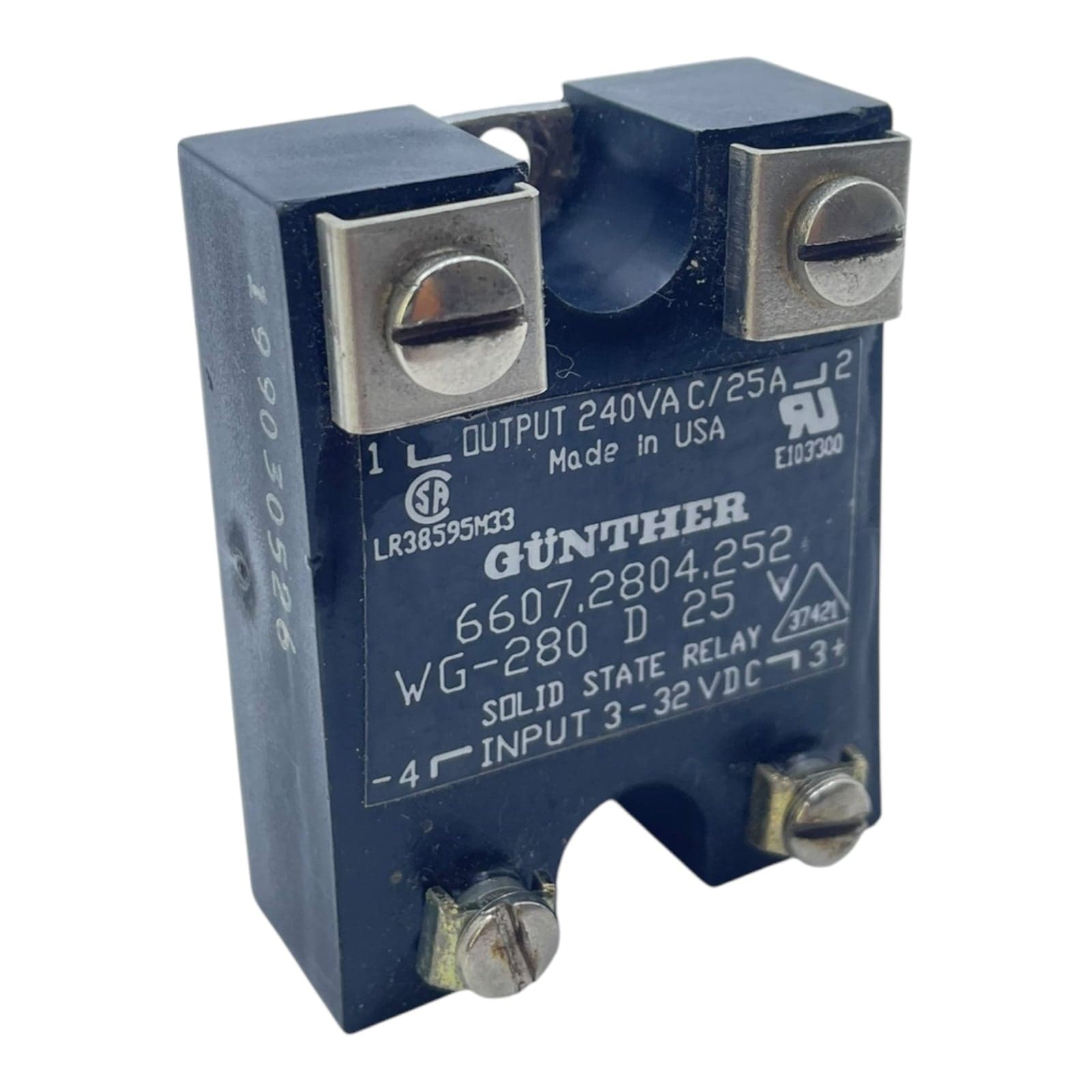 Günther solid state relay WG-280 D25 240VAC 25A for industrial use view 9
