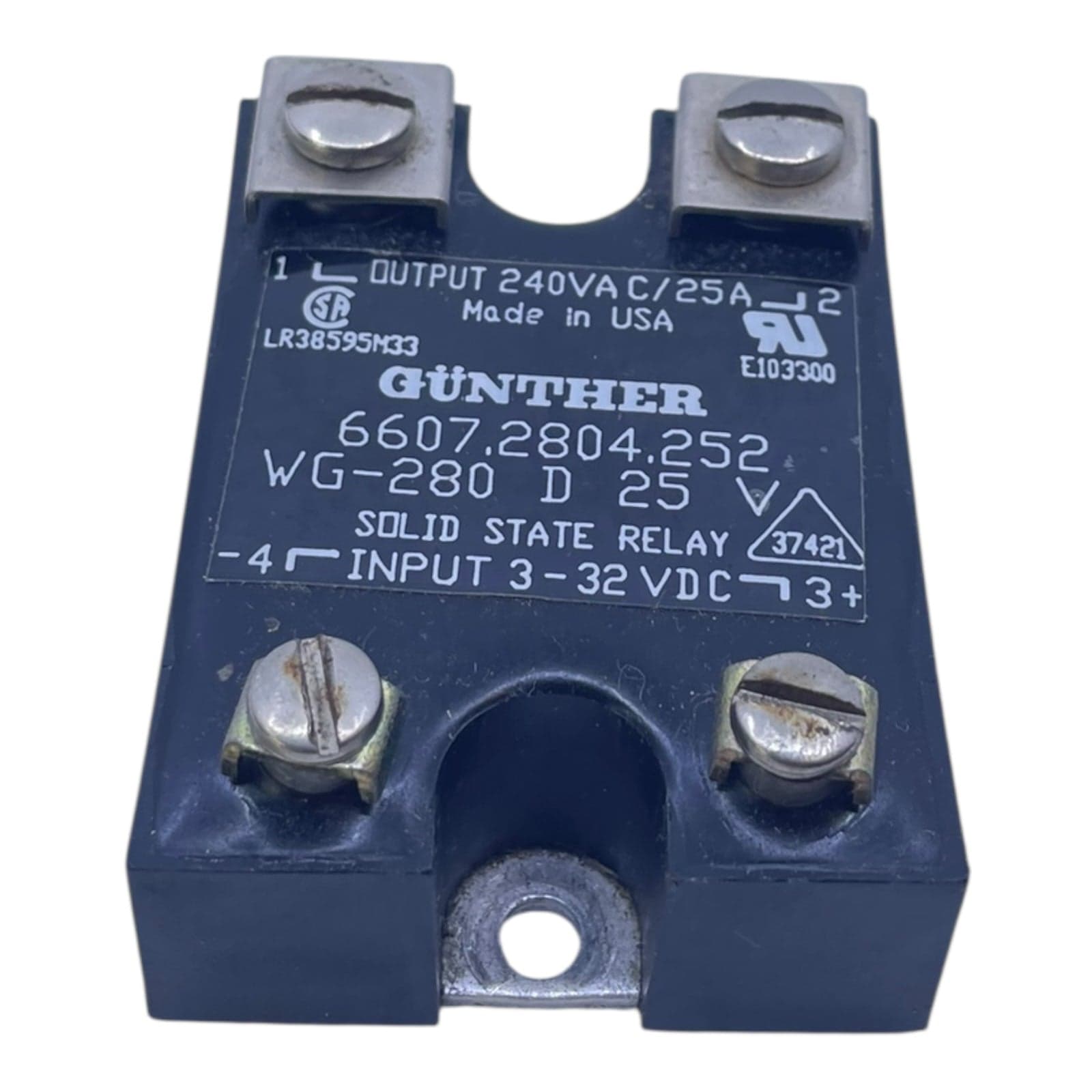 Günther solid state relay WG-280 D25 240VAC 25A for industrial use view 12